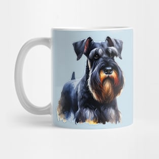 Watercolor Giant Schnauzer - Beautiful Dog Mug